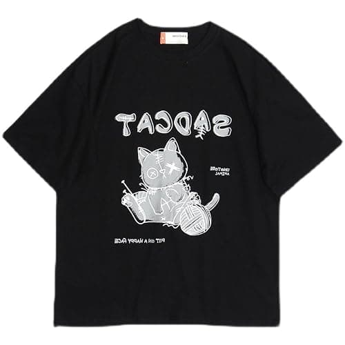 Harajuku Style Woman T-Shirt ins Style Cute Cartoon top Loose Short-Sleeved T-Shirt Kawaii Clothes - Image 1