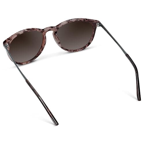 WearMe Pro Round Polarized Sunglasses for Women - UV400 Protection, Lightweight Frame, Vintage Retro Style thumbnail 6