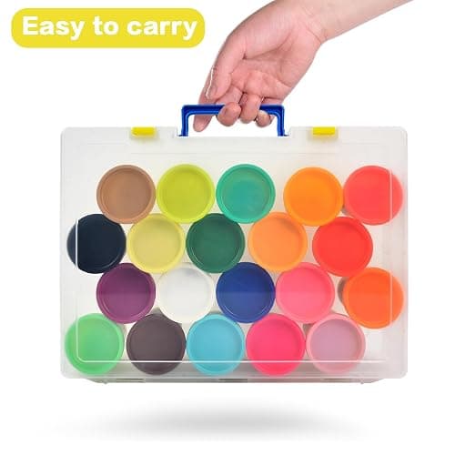 Case for Play-Doh Modeling Compound 20-Pack Case of Colors 3-Ounce Cans,Storage Box Organizer Container Holds 32-Pack of 1-Ounce Modeling Compound for Kid Party Favors(Box Only) thumbnail 5