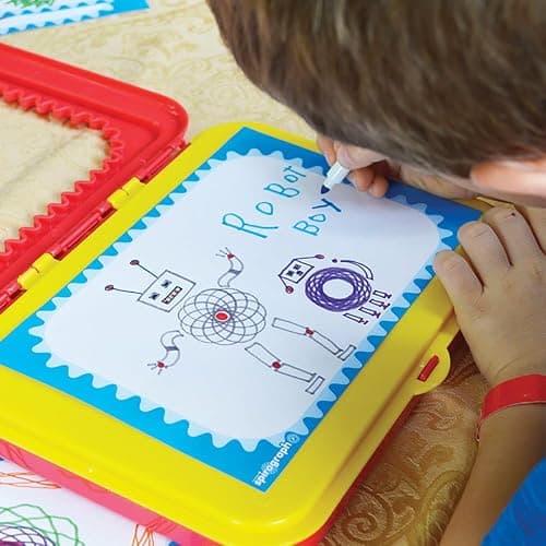 Spirograph Jr. — Jumbo Sized Gears Classic Retro Toy For Spiral Drawing Art Design Toy Kit for Smaller Hands — For Kids Ages 3 and Up thumbnail 9