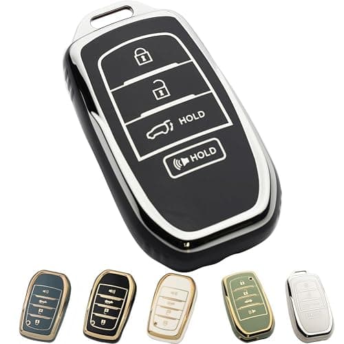Tautrophen Key Fob Cover Fit for Toyota Camry Mirai 2025 Crown Corolla Grand Highlander Tundra Venza Sequoia - Image 1