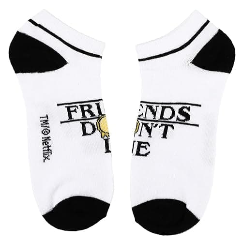 Bioworld Stranger Things Logos Casual Ankle Socks for Men 5-Pack thumbnail 6