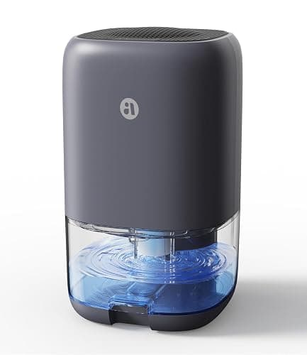 Dehumidifier, 35 OZ Small Dehumidifiers for Bedroom for Home, Quiet with Auto Shut Off, Dehumidifiers for Bedroom (280 sq. ft), Bathroom, RV, Closet, Grey - Image 1