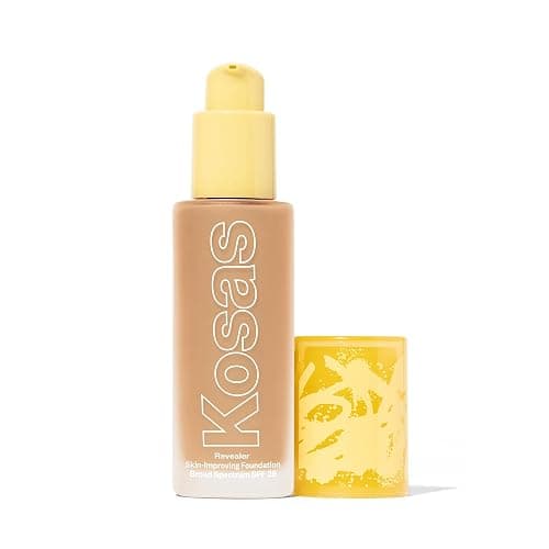 Kosas Revealer Liquid Foundation SPF 25 with Buildable Coverage, 200 | Hydrating liquid foundation with SPF 25 to provide medium, buildable coverage and a smooth, natural-looking finish. - Image 1