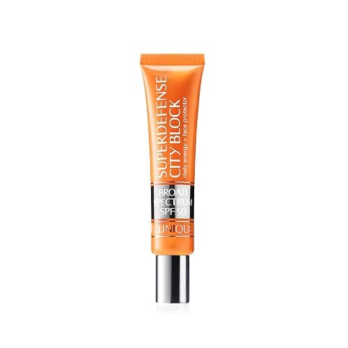 Clinique Superdefense City Block Oil Free Broad Spectrum SPF 50 Daily Energy + Face Protector | Sheer, Weightless Makeup Primer + Sunscreen, 1.4 Fl Oz - Image 1