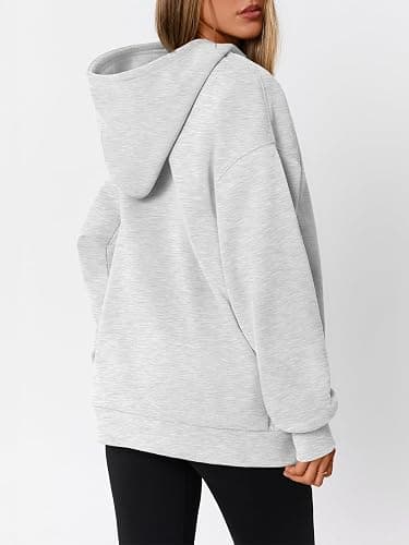 WYNNQUE Hoodies for Women Oversized Sweatshirts Fall Fashion Outfits 2026 Casual Sweaters Tops Fleece Workout Winter Clothes thumbnail 4