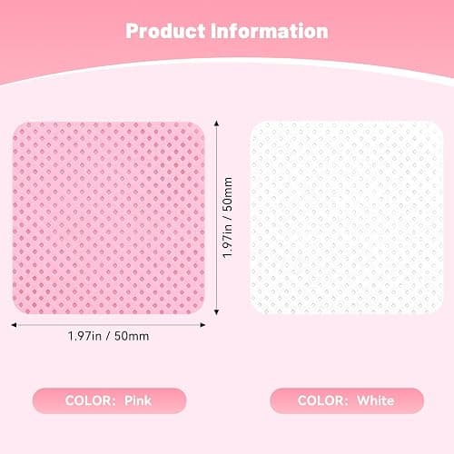 LNDIEHS 720Pcs Lint Free Nail Wipes, Absorbent, Soft, Non-Woven, No Lint | Nail Supplies, Nail Polish Wipe, Pads Gel Nails, Naile Glue Wipes, for Fingernail Polish Remover Eyelash Extensions Nail Art thumbnail 2