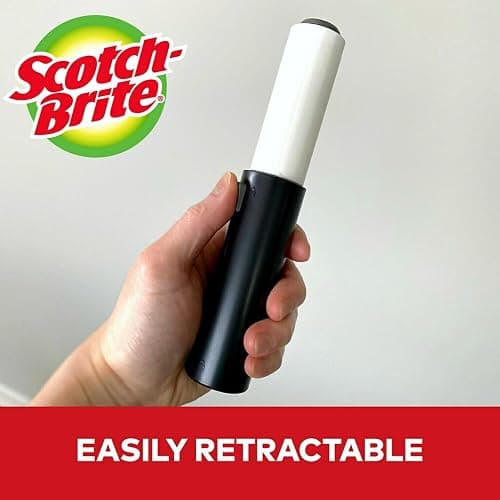 Scotch-Brite Mini Travel Lint Roller, Works Great On Pet Hair, 30 Sheets thumbnail 3