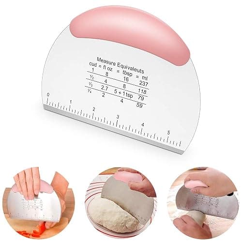 Pastry Cutter, Biscuit Cutter, Dough Scraper, Silicone Baking Mats, Stainless Steel Pastry Blender Set, Dough Cutter Biscuit Cutter Baking Pastry Mat Dough Blender Tools & Pastry Utensils (5 Pcs/Set) thumbnail 5