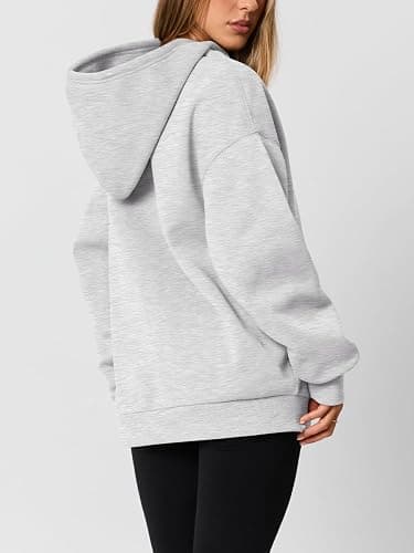 AUTOMET Womens Oversized Hoodies Trendy Pullover Sweatshirts | relaxed, oversized fit soft fleece pullover, perfect for trendy streetwear, college outfits, and daily home wear thumbnail 4