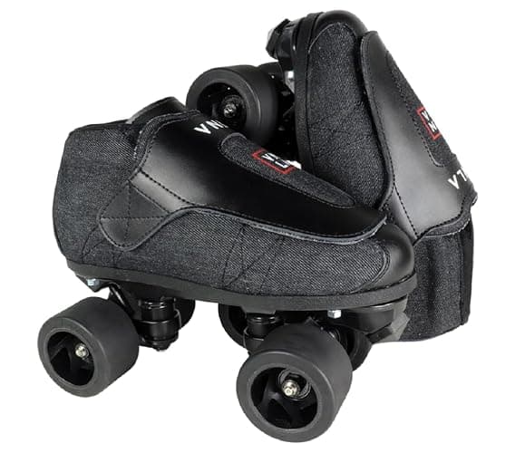 VNLA Junior Stealth Jam Skates for Men and Women - Indoor Unisex Roller Skates - Image 1