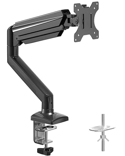 suptek Support Ecran PC pour Moniteur LCD LED de 13 à 32 Pouces, Bras de Moniteur à Ressort à Gaz, Hauteur Réglable, VESA 75/100 mm, Inclinaison de ± 90°, Rotation de 360°, Capacité 2-9 kg, MD01A - Image 1