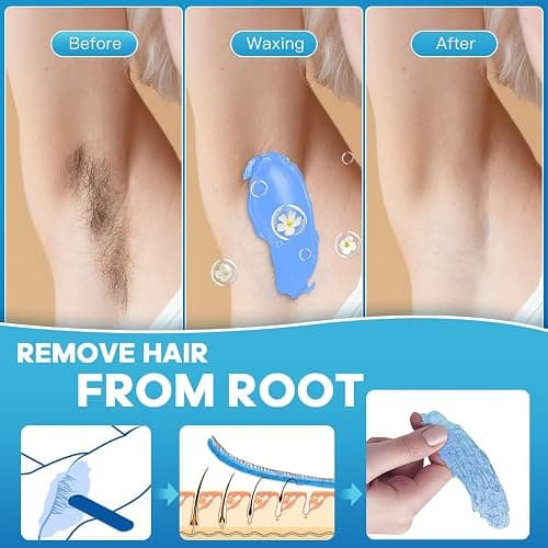 Bestidy Wax Beads, Bagged 500g/1.1lb/17.6oz, Waxing beans for Hair Removal, Women Men, Home Waxing for All Body and Brazilian Bikini Areas (500g) thumbnail 2