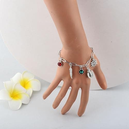 MAOFAED Japan Anime Charms Bracelet, Paperclip Chain Bracelet for Men Women, Anime Lover Gift(herolink) thumbnail 7