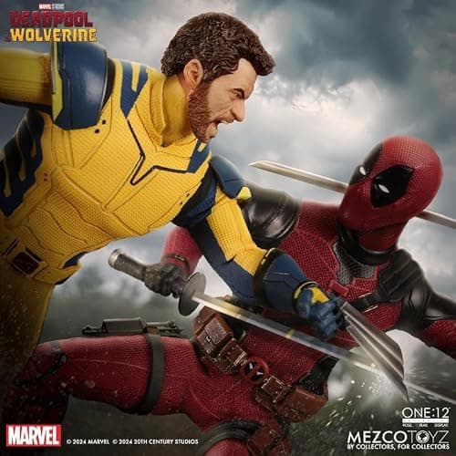 Mezco Toyz One:12 Collective Deadpool & Wolverine: Wolverine (Deluxe Edition) 1/12 Scale Collectible Figure thumbnail 4