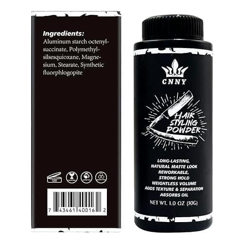 CNNY Hair Styling Powder for Men - 1oz/30g Fluffy Volumizing and Texturizing Powder for Natural Thickness and Look thumbnail 6