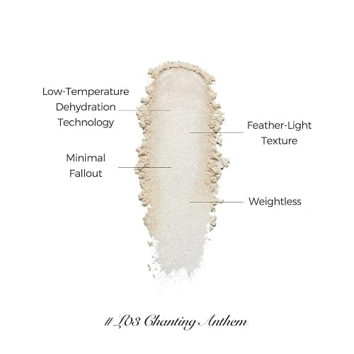 Flower Knows Little Angel Embossed Highlighter - Moonlight White Highlighter Powder,Long-Lasting Moonlight Glow,Creamy White&Subtle Warm Shimmer,Velvet & Weightless Finish(L03 Chanting Anthem) thumbnail 2