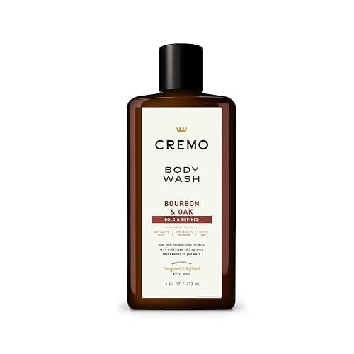Cremo Body Wash Men, A Sophisticated Blend of Distillers Spice, Fine Bourbon and White Oak, 16 Fl Oz - Image 1