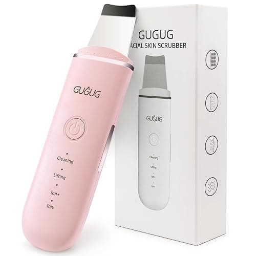 GUGUG Skin Scrubber Face Spatula - Skin Spatula Blackhead Remover Pore Cleaner with 4 Modes, Skin Care Tools-Pink - Image 1
