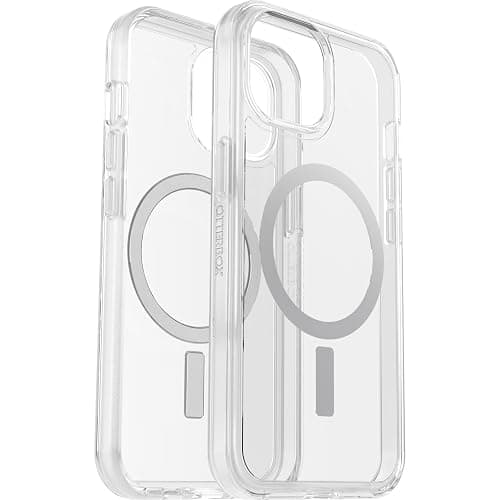 OtterBox iPhone 15, iPhone 14, and iPhone 13 Symmetry Series Clear Case (Clear), Snaps to MagSafe, Ultra-Sleek, Raised Edges Protect Camera & Screen thumbnail 6