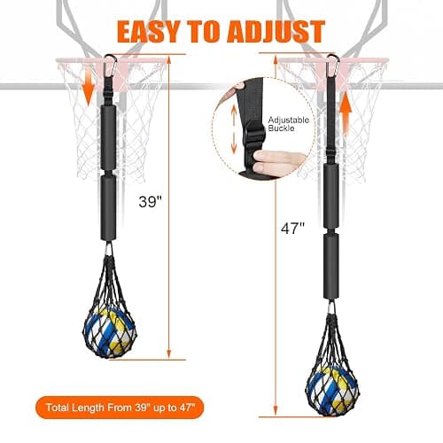 UZTUGG Volleyball Spike Trainer, Volleyball Training Aids, Volleyball Attack Trainer, Adjustable Volleyball Spiking Training System can Improve Your Serving, Jumping, arm Speed and Spiking Power thumbnail 5