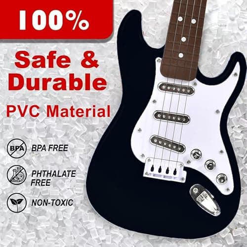 16inch Mini Guitar Toy for Kids and Beginners, Electric Guitar with Strap for Toddlers and Boys and Girls Instrument Toys thumbnail 3
