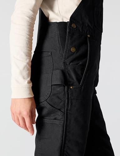 Carhartt Women's Washed Duck Insulated Bib Overall thumbnail 3