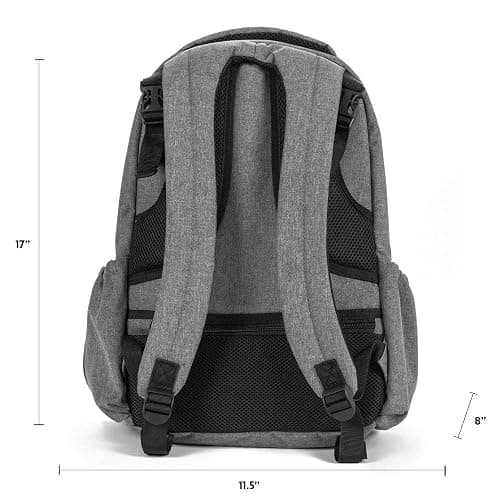 Primo Passi Baby Diaper Bag Travel Backpack with Insulated Pockets, Wipes Case, Changing Pad, and Stroller Straps (Pertutti) thumbnail 3