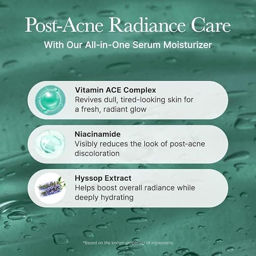 Arencia Glow Hyssop Overnight Face Mask Serum - hydrating & Anti-Aging Serum for younger looking Korean Glass Skin, Vitamin A, C, E, Niacinamide, Peptide thumbnail 5