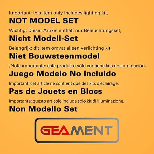 GEAMENT Upgraded Version Light Kit for Stranger Things The Upside Down - Compatible with LEGO 75810 Building Blocks Model (Model Set Not Included) thumbnail 2