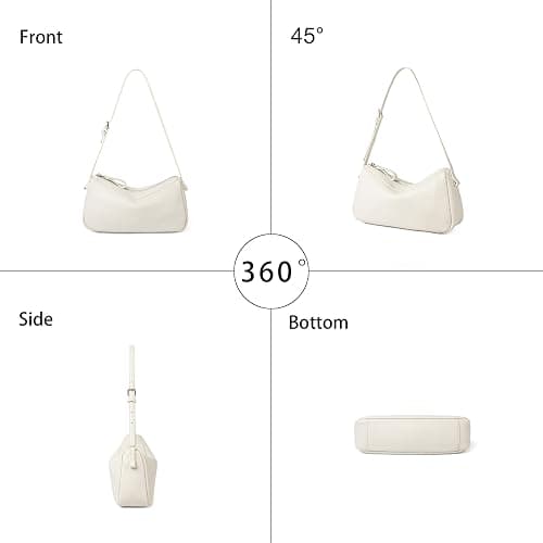 DAILANDO Small Leather Shoulder Bag for Women, Mini Underarm Tote Purse And Cross Body Cellphone Hobo Handbags | Single Strap Purse thumbnail 5
