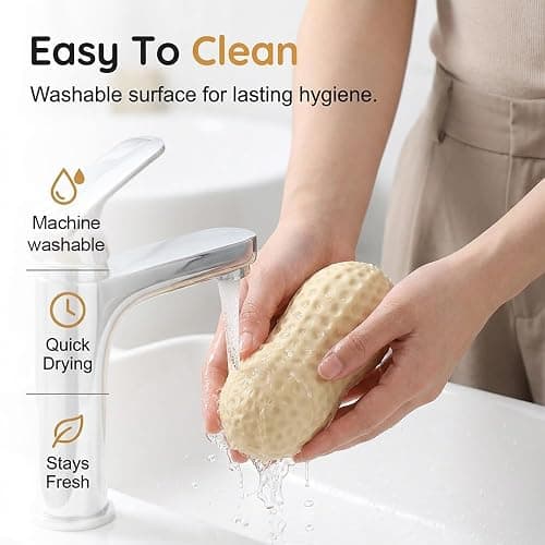 Peanut Shape Stress Relief Ball Soft Squeeze Fidget, TPR Anxiety Relief Hand Grip Decompression Ball for Office Desk Focus Relaxation Portable (1pc) thumbnail 6