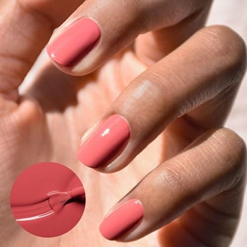 Manucurist • Green Flash LED Gel Nail Polish • Vegan • 12-Free, Plant-Based (60%) Gel Polish • Made in France • 0.5 fl oz (BOIS DE ROSE) thumbnail 2