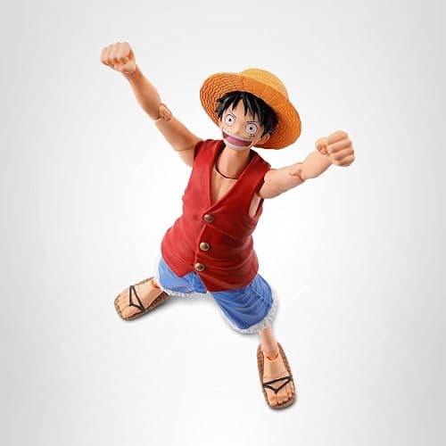 TAMASHII NATIONS - One Piece - Monkey D. Luffy -Romance Dawn- S.H.Figuarts Action Figure | One Piece 6 Inch Action Figure S.H. Figuarts - Monkey D Luffy Romance Dawn thumbnail 12