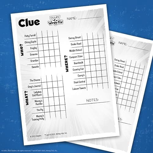 CLUE: Diary of a Wimpy Kid | Solve The Mystery in This Officially-Licensed Collectible Clue Game Featuring Characters & Locations from The Popular Book Series Diary of a Wimpy Kid thumbnail 9