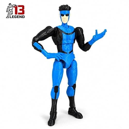 Glory Keep Assembly Completed Titan13 Action Figure 3D Printed Toys Multi-Jointed Movable, Legend13 Lucky 13 Action Figures, Multi-Articular Dummy 13 Action Figures,Desktop Decorations thumbnail 5