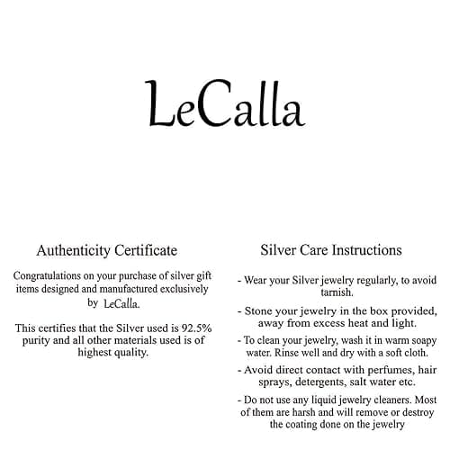 LeCalla 925 Sterling Silver Hoop Earrings | Love Heart Infinity Linked Filigree Earrings | Lightweight Valentines Gift Jewelry | Click-Top Closure Earring Hoops for Women thumbnail 7