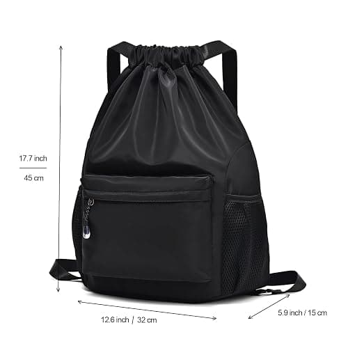 Drawstring bag for gym with wider straps for comfort  thumbnail 2