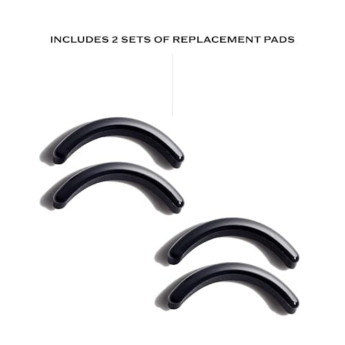 Shiseido Eyelash Curler + Two Sets of Eyelash Curler Replacement Pads (4 Pads Total) - Crimps & Curls Lashes for Perfect, Eye-Framing Fringe - Gentle & Safe thumbnail 4
