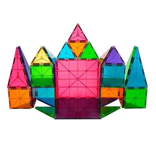 MAGNA-TILES Classic 32-Piece Magnetic Construction Set, The ORIGINAL Magnetic Building Brand thumbnail 8