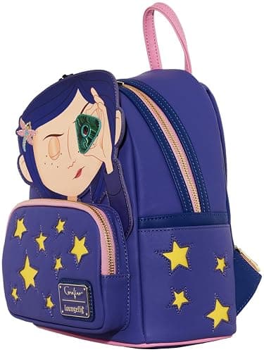 Loungefly Coraline Stars Double Strap Mini Backpack thumbnail 3