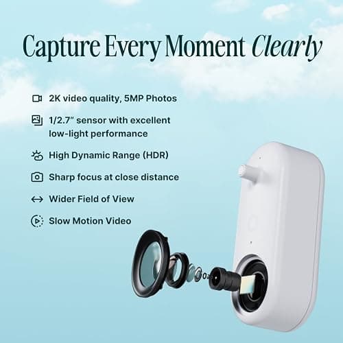 Birdbuddy PRO Solar Smart Bird Feeder with Camera - AI Bird Species Identification, 5MP Photos, 2K HD Video Live Stream Camera, Slow-Motion Video, 2.6in Focus - Blue Solar thumbnail 5