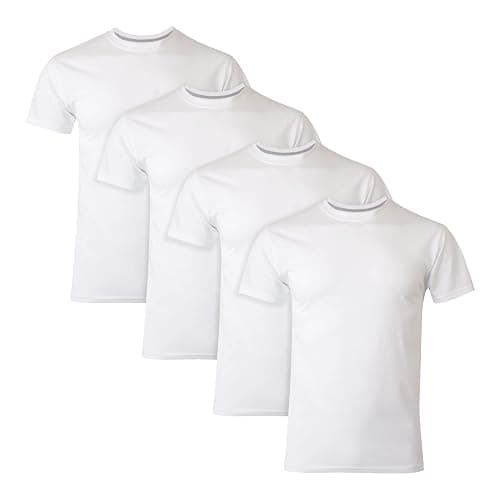 hanes white slim fit tshirt - Image 1