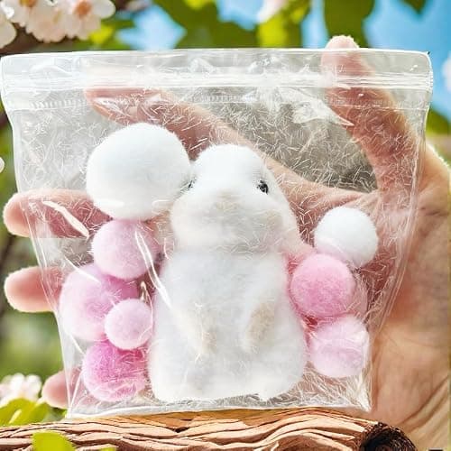 Handmade Taba Squishy Ultra Soft Squishy Fidget Toys Silicone Squeeze Toy for Kids & Adults ( Bunny ) - Image 1