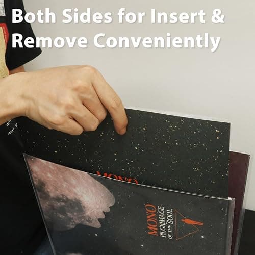 Gatefold Record Sleeves Albums Covers: 12 inch Vinyl Record Outer Sleeves 3 Mil Plastic Clear LP Protective Sleeves, 50pcs thumbnail 6