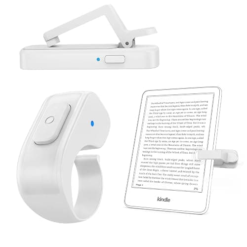 DATAFY [Case-Friendly] Remote Control Page Turner Ring for Kindle Paperwhite Oasis Scribe Kobo eReaders, Camera Camcorder Remote Controls, Page Turner Clicker for ipad iPhone Tablets with Storage Bag - Image 1