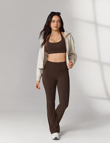 UNISSU Hugcurve No Front Seam High Waisted Flare Leggings for Women Bootcut Yoga Pants Buttery Soft - 29.5''/31.5''/33.5'' thumbnail 3