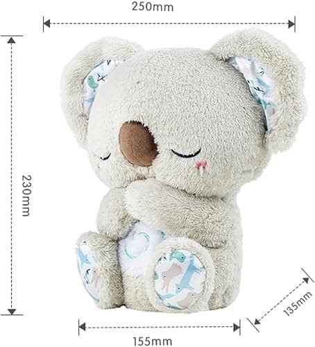 Anxiety Stuffed Animal - Relief Koala Bear for Adults & Kids, Soothing Plush with Breathing Motion, Calming Sleep Buddy, Music & Lights(Battery-Free) thumbnail 3
