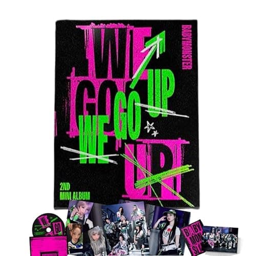 BABYMONSTER WE GO UP 2nd Mini Album [UP Ver.] CD + Photobook + 6 Photocard + Postcard + Poster - Image 1