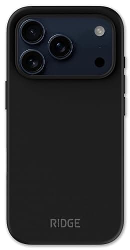 Ridge Case Compatible with iPhone 17 PRO MAX - Compatible with MAGSAFE & Wireless Charging, Aluminum Control Buttons, Dual-Layer Construction, TPU Bumper with Drop Protection (Matte Black) - Image 1